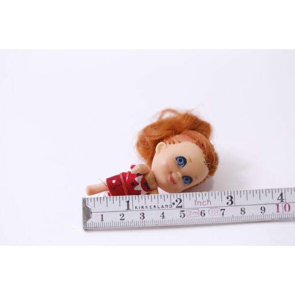 1960s, Liddle Kiddles, Trikey Triddle, Doll, Red Dress, Mattel, ~ 250929-WH 766 - Picture 3 of 3